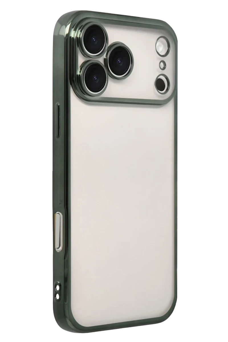 Apple iPhone 17 Pro Max Razer Lensli Silikon - Yeşil