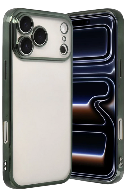 Apple iPhone 17 Pro Max Razer Lensli Silikon - Yeşil
