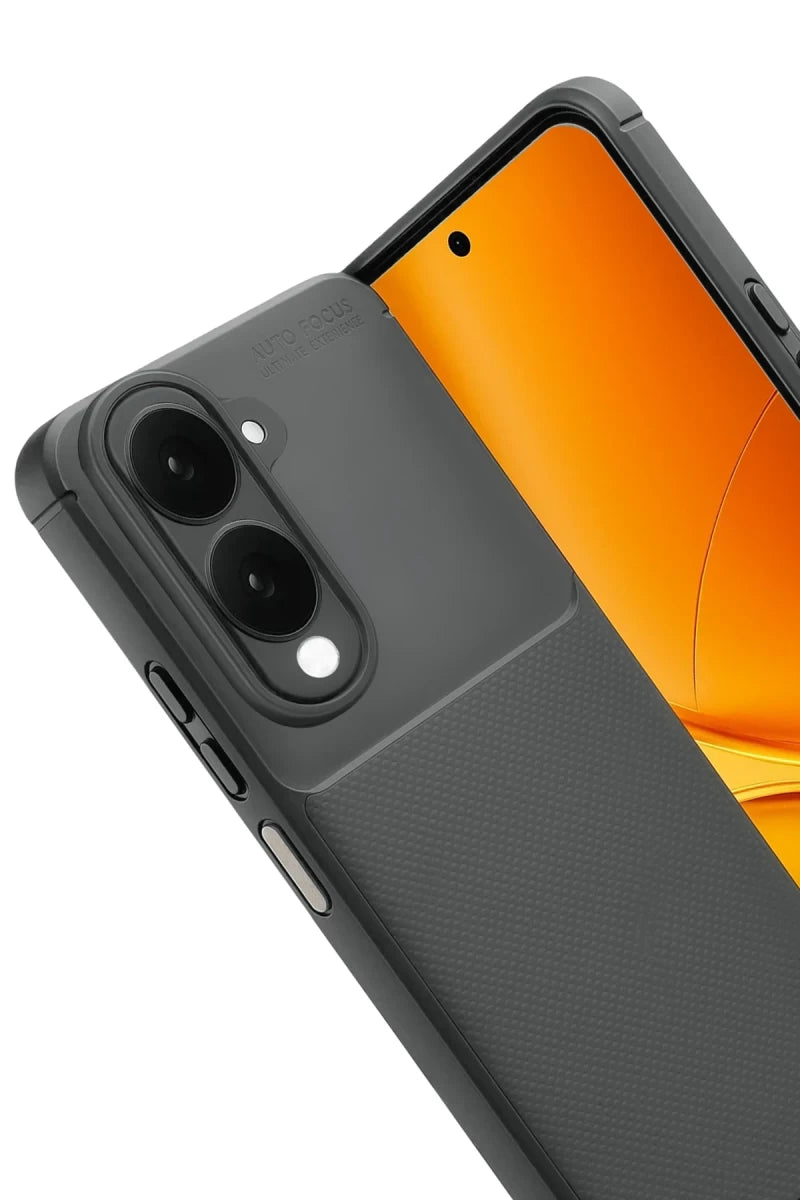 Vivo Y29S Auto Focus Karbon Kapak - Gri