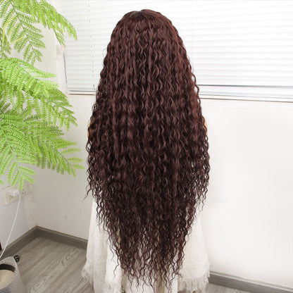 Afro Daa Kahve Fiber Sen Tül Peruk