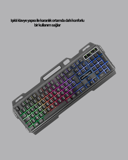 HN01 KULAKLIK + PG-8018 OYUNCU KLAVYESİ SET