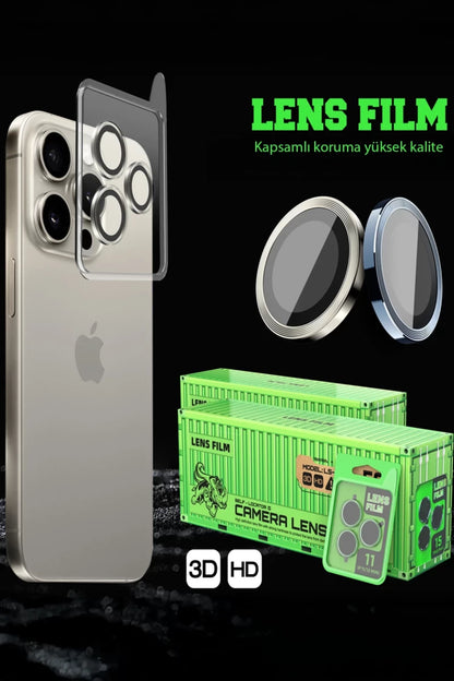 Xiaomi Redmi Note 13 Pro Plus Raze Metal Kamera Lens - Gümüş