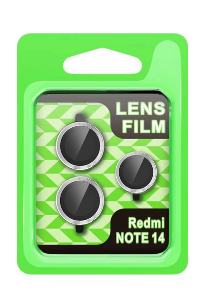 Xiaomi Note 14 5G Raze Metal Kamera Lens - Gümüş