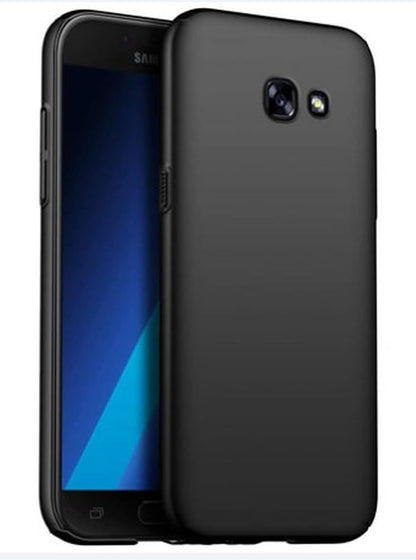 Galaxy A7 2017 (A720) Ruber Case Mat Slikon Kılıf Siyah