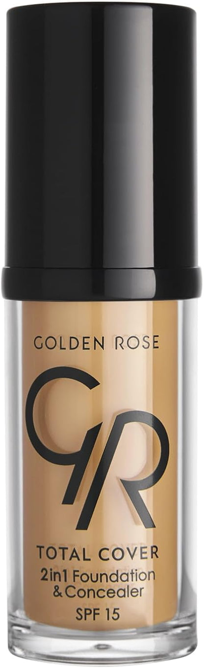 Total Cover 2si1 Arada Kapatıcı ve Fondöten No: 18 Cappuccino - 30 ml