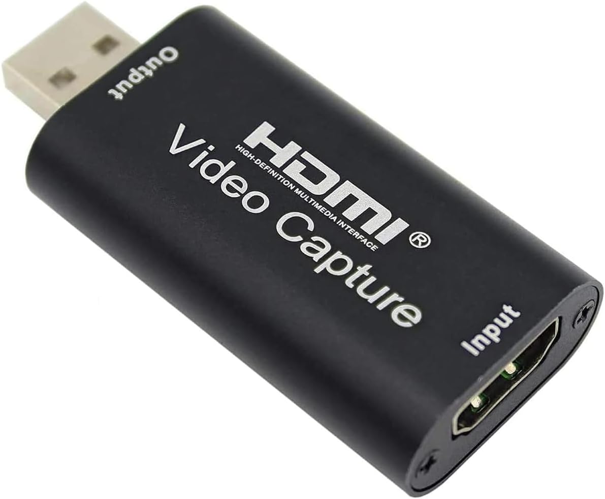 Ses Video Yakalama Kartı 1080P 30fps HDMI USB Yakalama Kartları DSLR Video Kamera Oyun - Canlı Akış - Video Konferans - Öğretim için Aksiyon Kamerası ile Kayıt