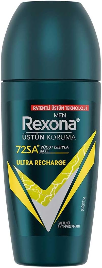 Men Ultra Recharge Roll On Deodorant, 50 Mililitre