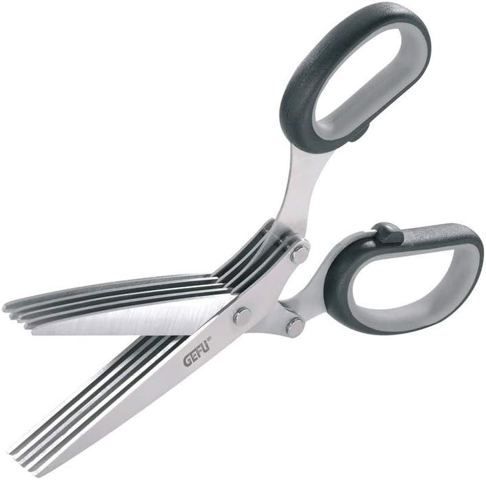 Gefu 12660 Cutare ot makası, temizleme taraklı, 19,4 x 8 x 1,8 cm