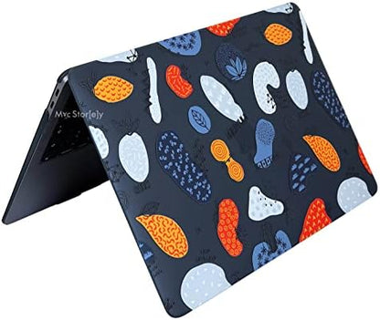MacBook Air 13 Kılıfı A2337 M1 A2179 A1932 Uyumlu Özel Sanatsal Desenli Hard Case Sert Koruyucu Kapak Mat Yüzey Çizilmeye Dayanıklı Siyah