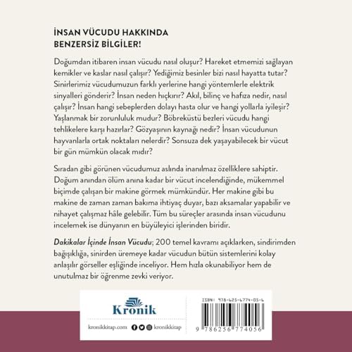 Dakikalar İçinde İnsan Vücudu: Anında Açıklanan 200 Temel Kavram