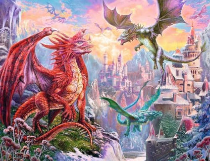 167173 Ejderhalar Yetişkin Puzzle, 2000 Parça