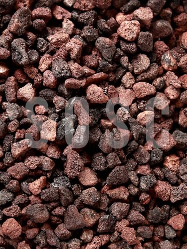 Kırmızı Pomza Taşı 2-3 cm Volkanik Cürüf Ponza Lav Kırığı 5 Lt