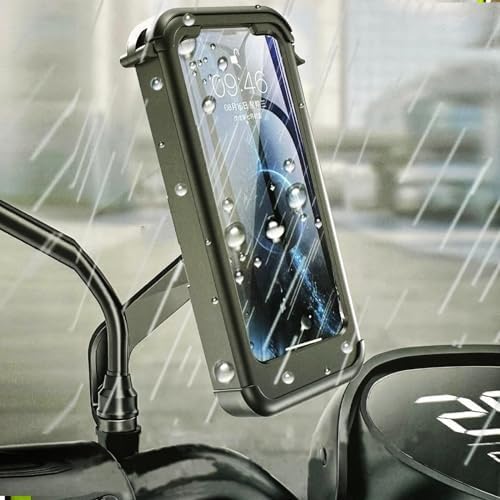 Bisiklet Motosiklet ve Scooter için Dikiz Ayna Uyumlu Telefon Tutucu Universal Modellere Uyumlu Kolay Kurulum ve Kullanım DS-MTH3