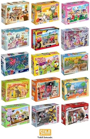 Ricky Zoom 100 Parça 34x24cm Çocuk Puzzle Yapboz Serisi