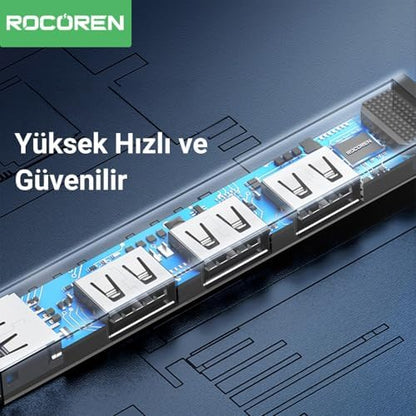 USB-A 3.0 5Gbps 4 Portlu USB Çoklayıcı Hub
