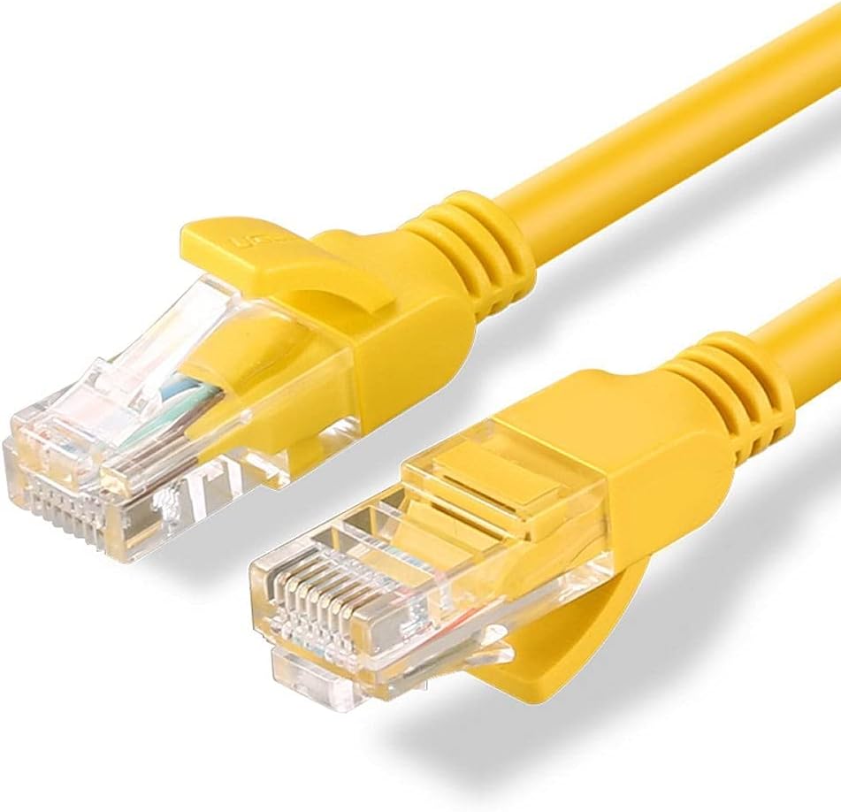 CAT5e Ethernet Kablosu, 1 Metre, Sarı