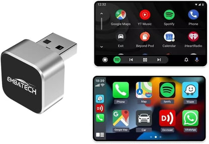2in1 Kablosuz CarPlay Ve Android Auto Adaptörü (EMT-001)