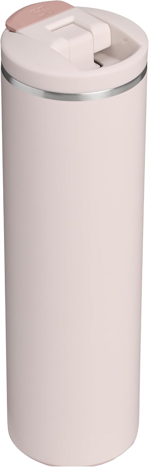 STANLEY The Transit FlipTop Mug Termos 0.60 Litre - Pembe Kuvars (Rose Quartz) | Paslanmaz Çelik