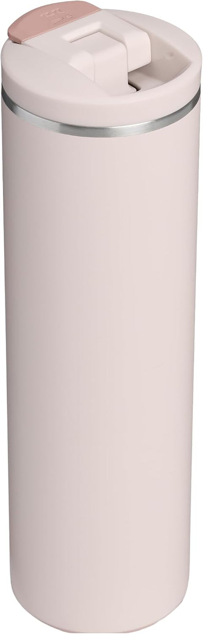 STANLEY The Transit FlipTop Mug Termos 0.60 Litre - Pembe Kuvars (Rose Quartz) | Paslanmaz Çelik