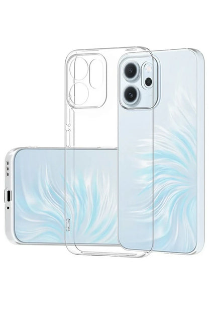 Oppo Reno 14F Kılıf Lüx Şeffaf Silikon