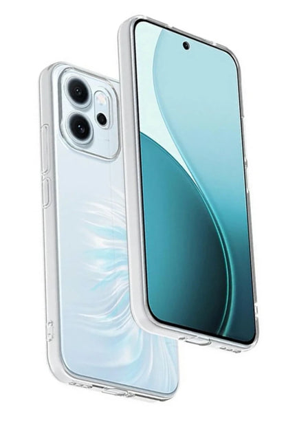 Oppo Reno 14F Kılıf Lüx Şeffaf Silikon