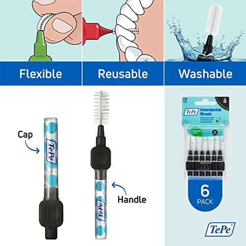 1.5 MM - SİYAH Diş Arayüz Fırçası (1 x 6 Adet)