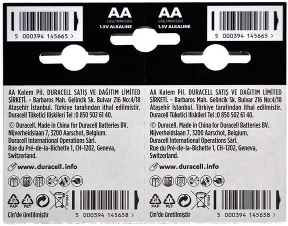 AA Alkalin Kalem Pil 20'li Kartela | AA Alkalin Kalem 10 kata kadar
