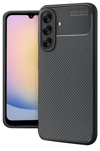 Samsung Galaxy A17 5G Auto Focus Karbon Kapak - Siyah