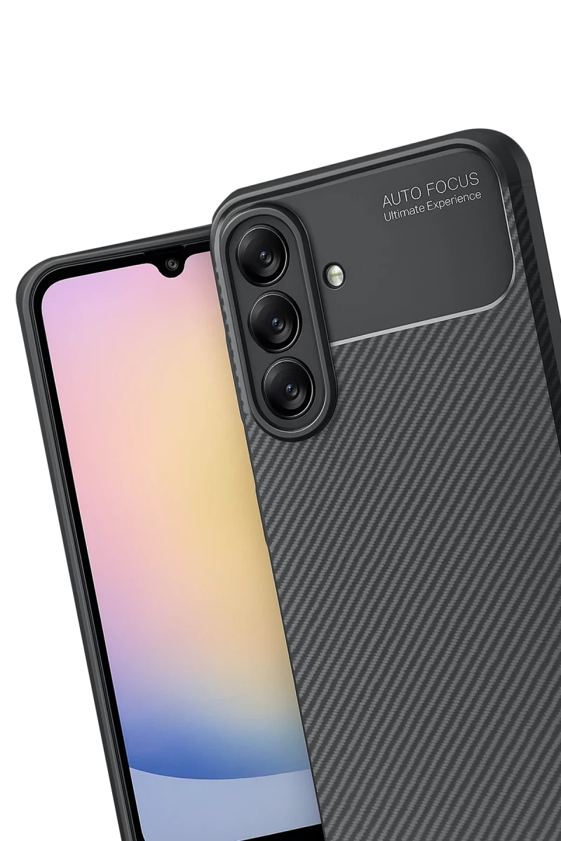 Samsung Galaxy A17 5G Auto Focus Karbon Kapak - Siyah