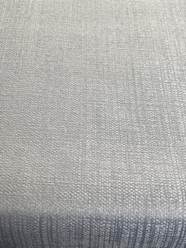 vi Ihlamur keten görünümlü, su geçirimsiz, kayma yapmayan premium masa örtüsü (145 cm x 240 cm, Gri)