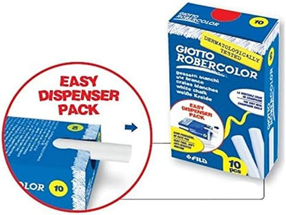 Giotto Robercolor Tebeşir Beyaz 10'Lu