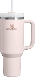 Stanley Quencher Pipetli Termos Bardak, 1.18 Litre, Pembe Kuvars (Rose Quartz)