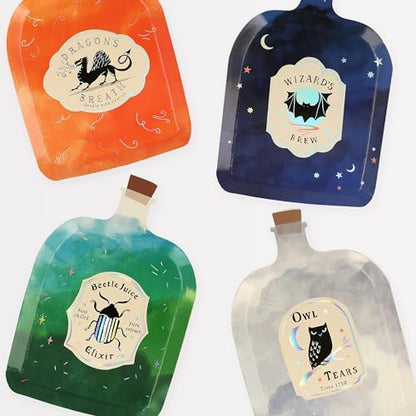 Making Magic Potion Bottle Plates - Make Magic Sihirli Şişe Tabaklar (8'li)