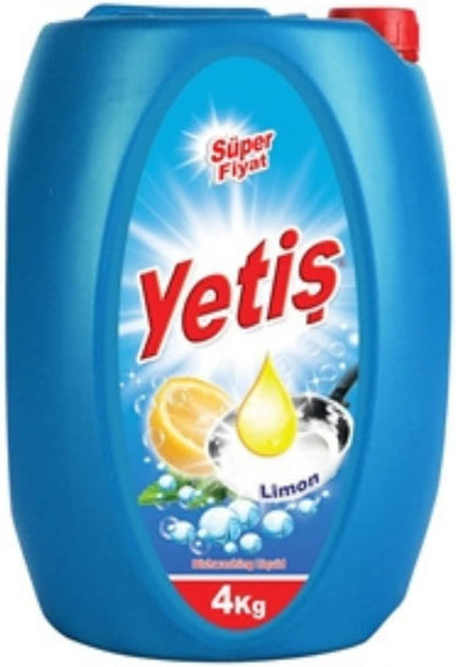 Yetiş Sıvı Bulaşık Deterjanı Limonlu 4000 gr