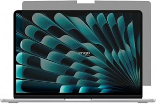 Engo Apple MacBook Air 15 inç Hayalet Ekran Koruyucu 9H Nano M2, M3, M4, M5 ile Uyumlu