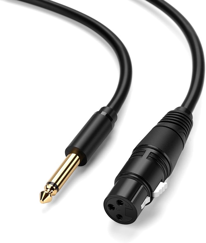Ugreen 6.5mm Jack to XLR Dişi Mikrofon Ses Bağlantı Kablosu 2 Metre