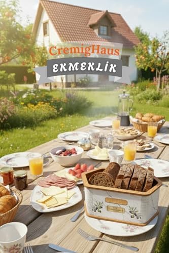 Geleneksel Tasarım Kapaklı Büyük Ekmeklik Altıgen Ahşap Ekmek Sepeti Mermer Desenli