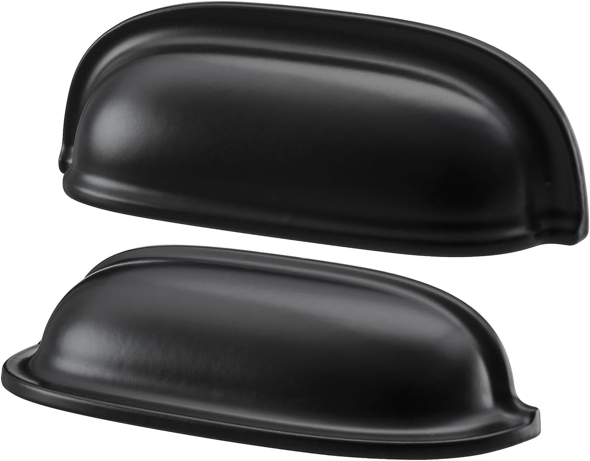 Kulp, siyah, 89 mm, 2 adet