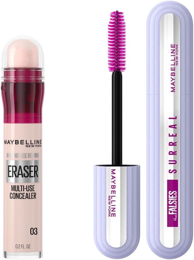 Maybelline New York Instant Anti Age Eraser Kapatıcı - 03 Fair & Falsies Surreal Maskara Makyaj Seti