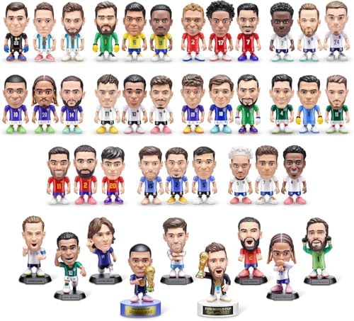 Zuru FIFA World Cup 2026 Ballers Series 1 Sürpriz Kapsül: Resmi 33 Farklı Futbolcu Figürü, Sürpriz Aksesuar ve Birleştirilebilir Saha Parçalı Koleksiyon Oyuncak Seti