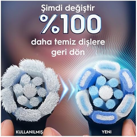 iO Ultimate Clean Siyah Diş Fırçası Yedek Başlığı 4 Adet