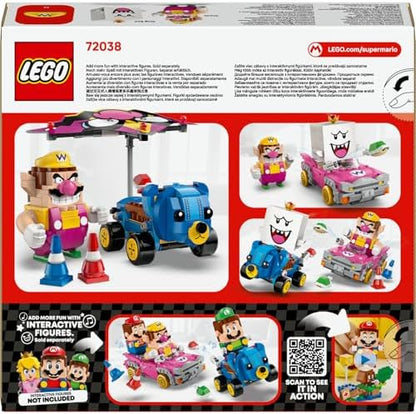 Super Mario: Mario Kart – Wario ve Boo 72038 – 8+ Yaş Çocuklar için Wario ve Boo Figürleri ile İki Kartlı Yaratıcı Oyuncak Yapım Seti, Eğlenceli Hediye Fikri ve Oyun Deneyimi (512P)