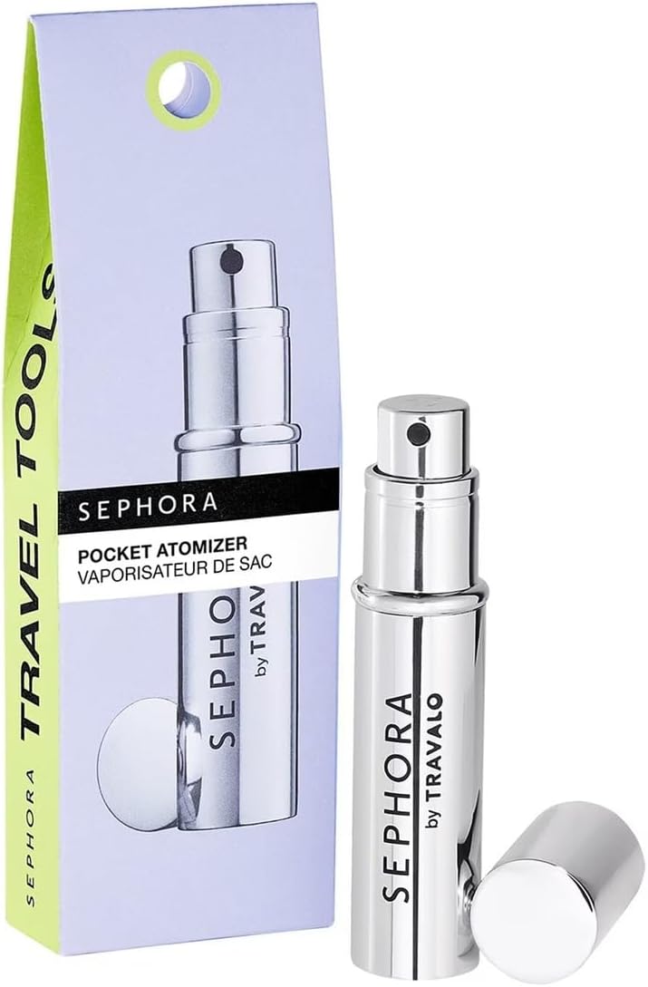 Sephora Çanta Boyu Taşınabilir Gümüş Parfüm Sprey Şişesi - 5 Ml 70 Püskürtme - Sephoracollection