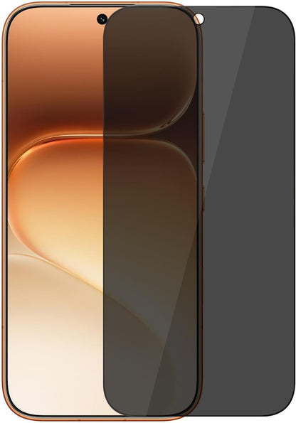 Honor 600 Pro 5G için Privacy 5D Gizlilik Filtreli Cam Ekran Koruyucu Siyah