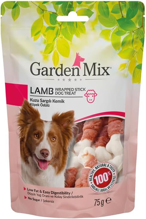 Garden Mix Kuzu Sargili Kemik Köpek Ödülü 75 Gr