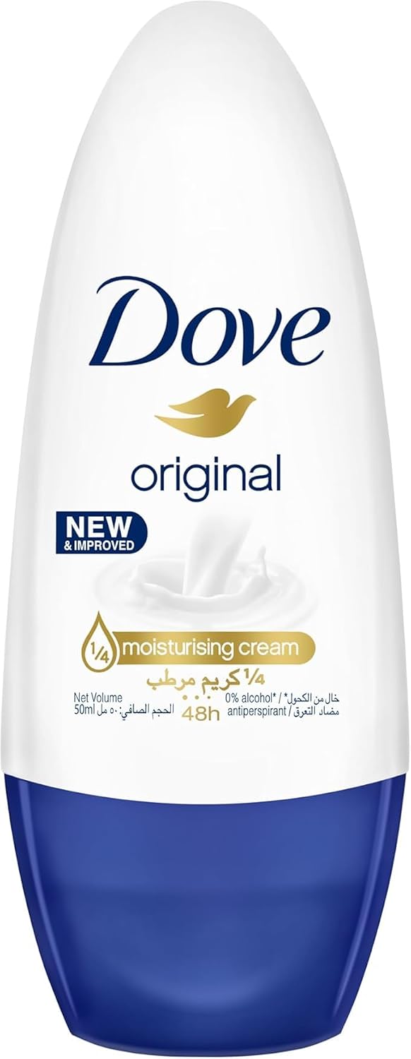 Dove Kadın Roll On Deodorant Original 1/4 Nemlendirici Krem Etkili 50 ml