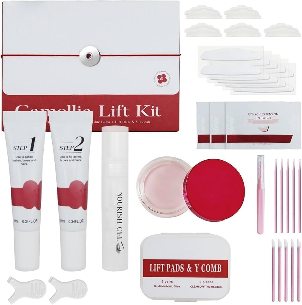 Transformacion Kamelya Sisteamin Kirpik Lifting Kiti, Yapıştırıcısız Kore Tipi, 60 Gün Kalıcı, Perming Fixing Nourishing, 10 Dakika İşlem, Profesyonel Salon Kullanımı