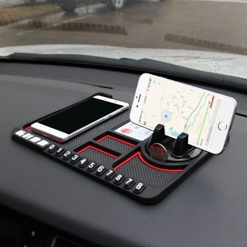 Kaydırmaz Telefon Tutucu, Araç içi düzenleyici, Numara Göstergeli 20 * 25 cm