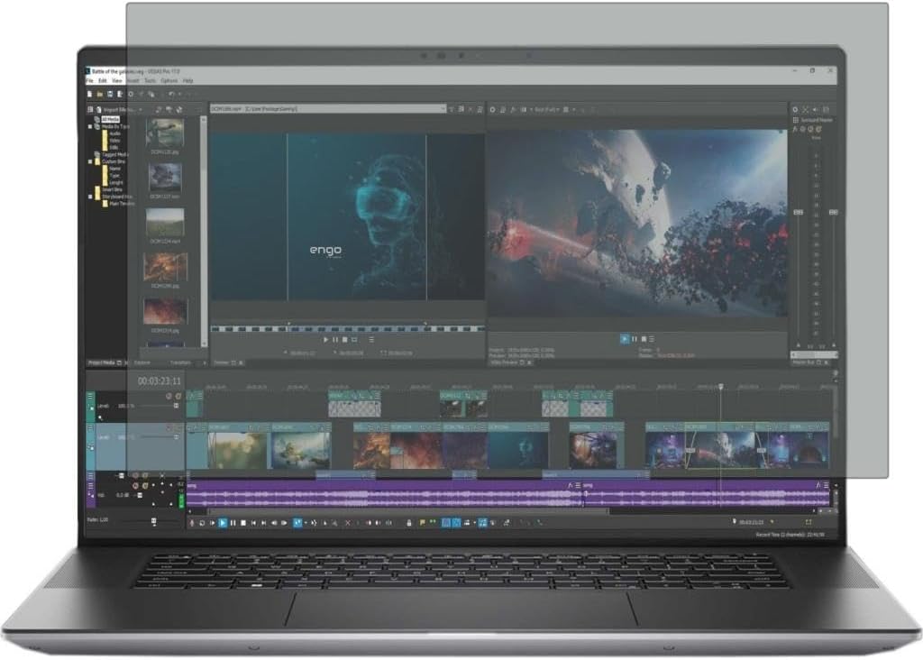 Engo Dell Precision M5680 15.6 inç Hayalet Ekran Koruyucu Şeffaf