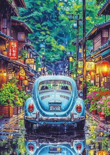 Yağmur Altında Tokyo 500 Parça Puzzle